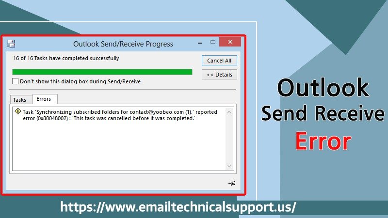 How Do I Resolve Outlook Send Receive Error? [FIXED]